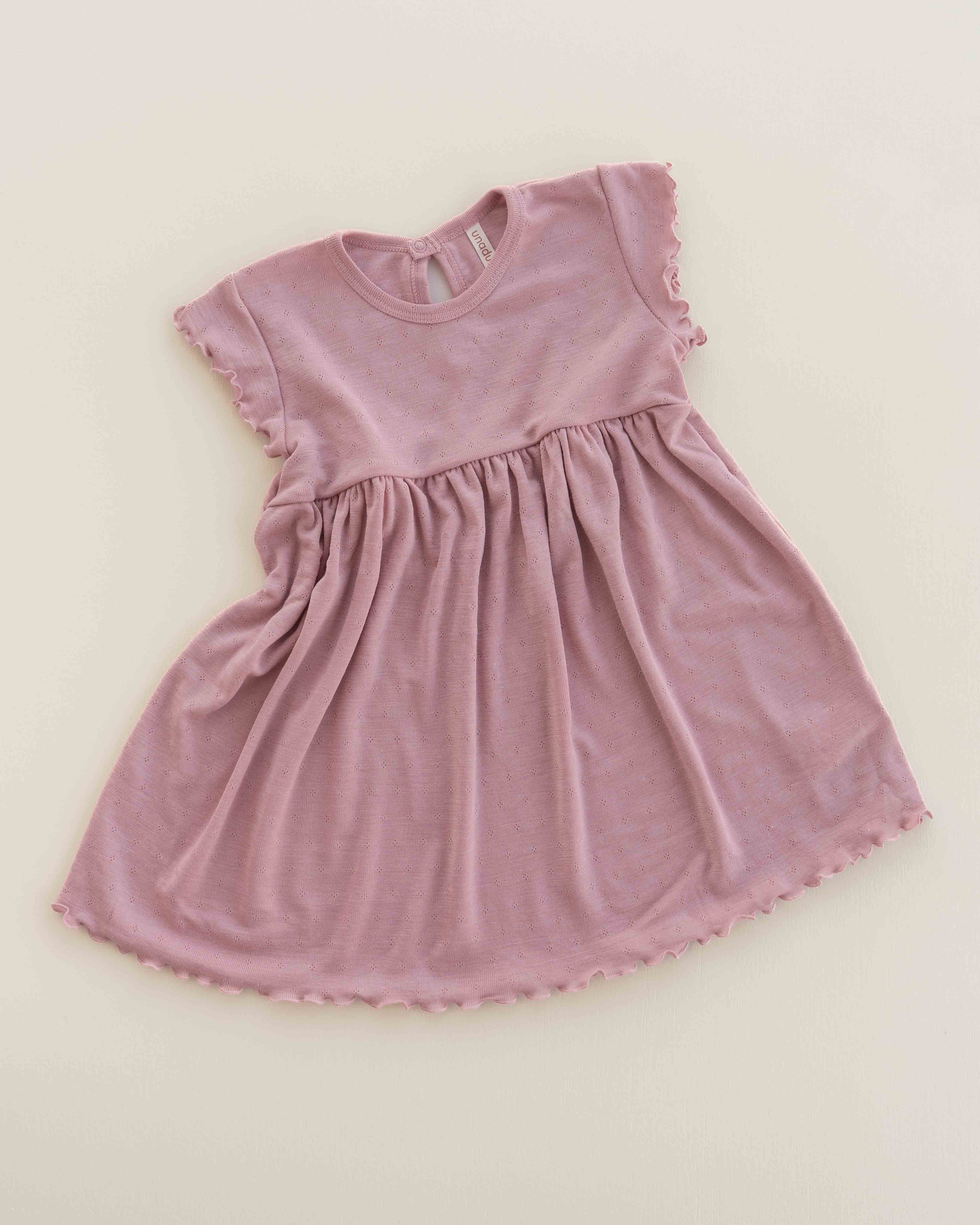 Sommerkleid aus Wolle/Seide - cameo rose