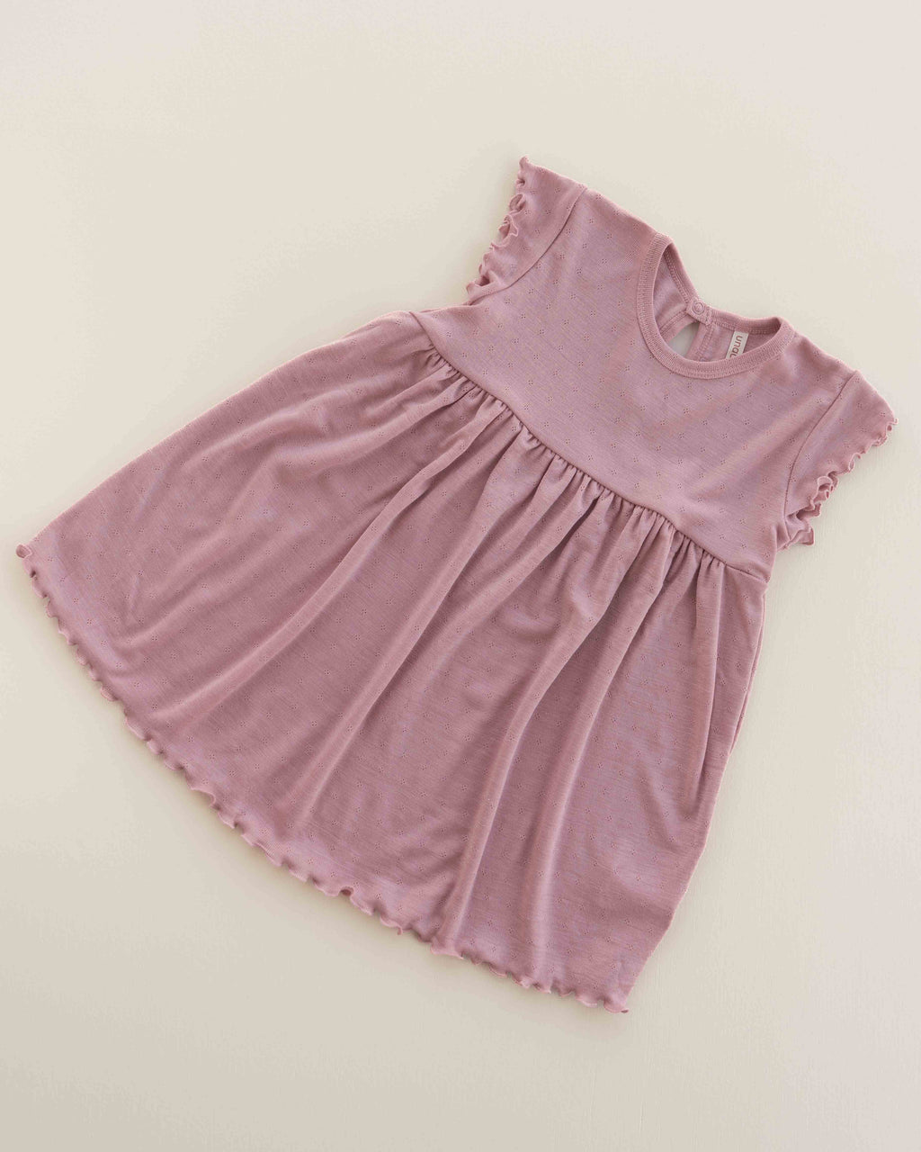 Sommerkleid aus Wolle/Seide - cameo rose