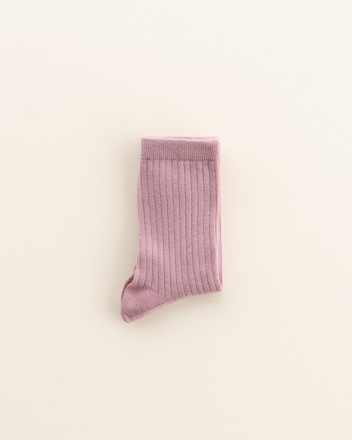 Rippsocken aus Wolle für Erwachsene  - cameo rose
