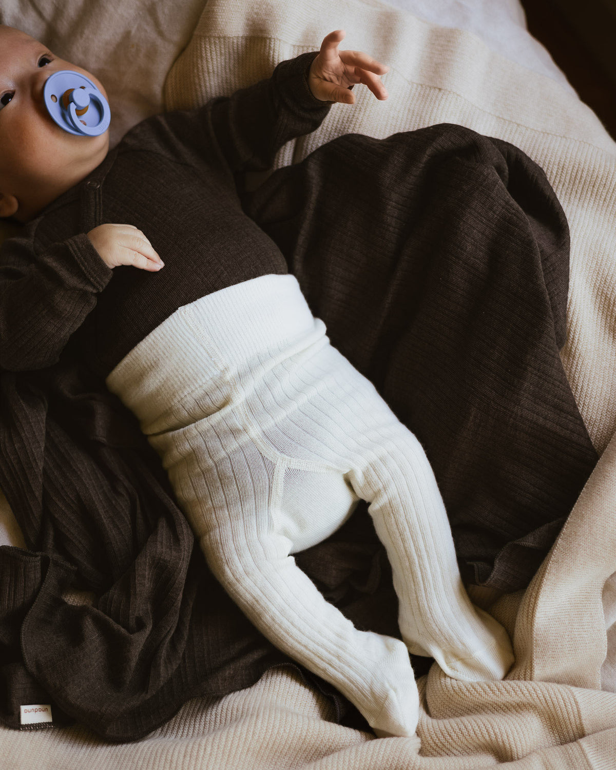 Strumpfhose aus Wolle für Babys - munkki