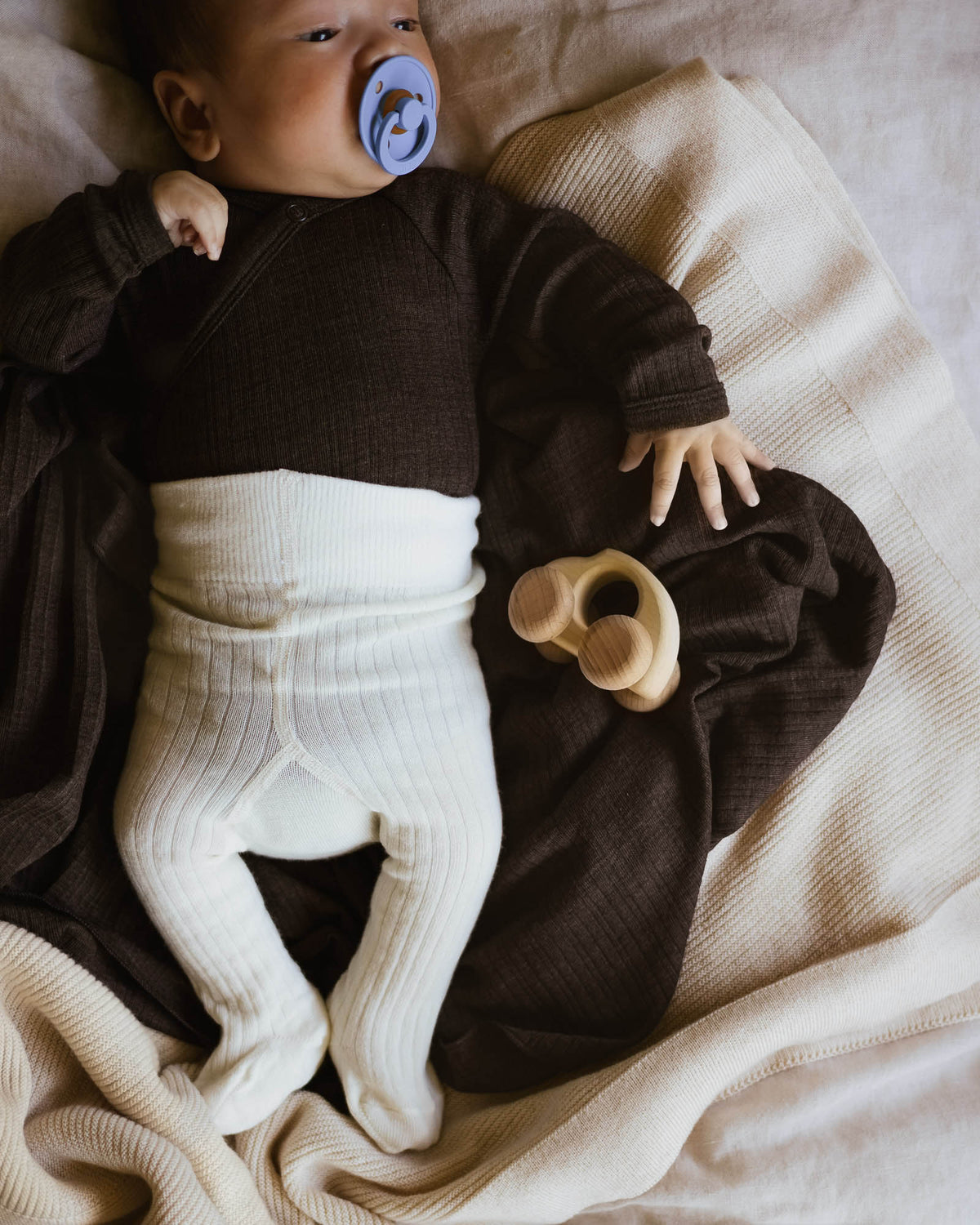 Strumpfhose aus Wolle für Babys - munkki
