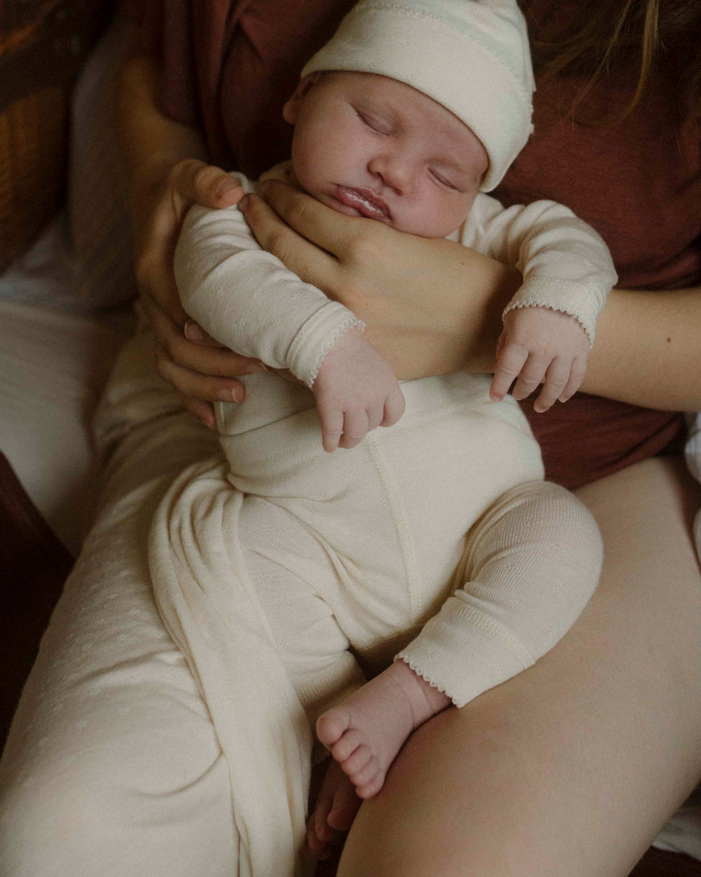 Baby Leggings Ajour aus Wolle/Seide - munkki