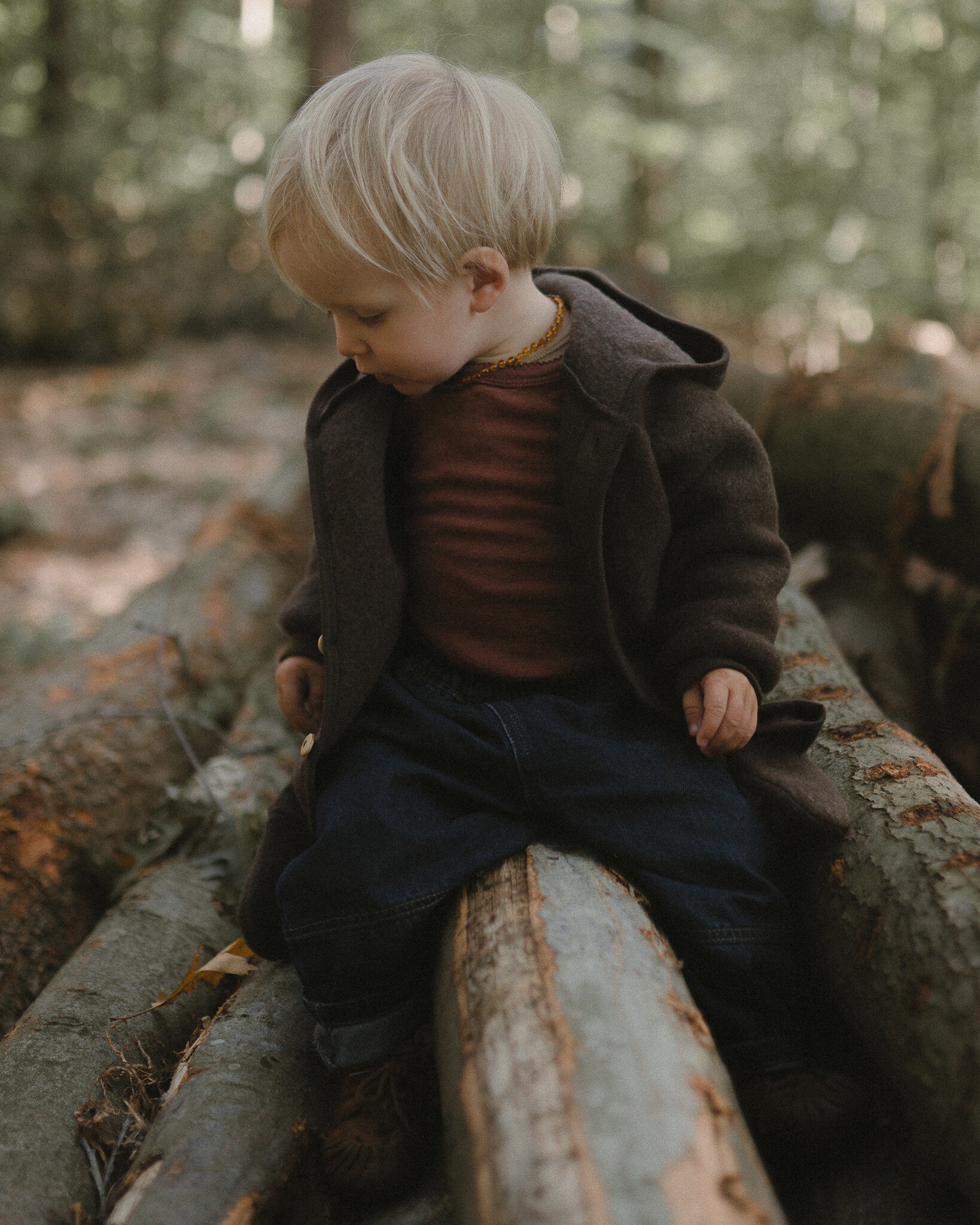 Babyjas van wol-fleece - cocoa Ziloen©-3