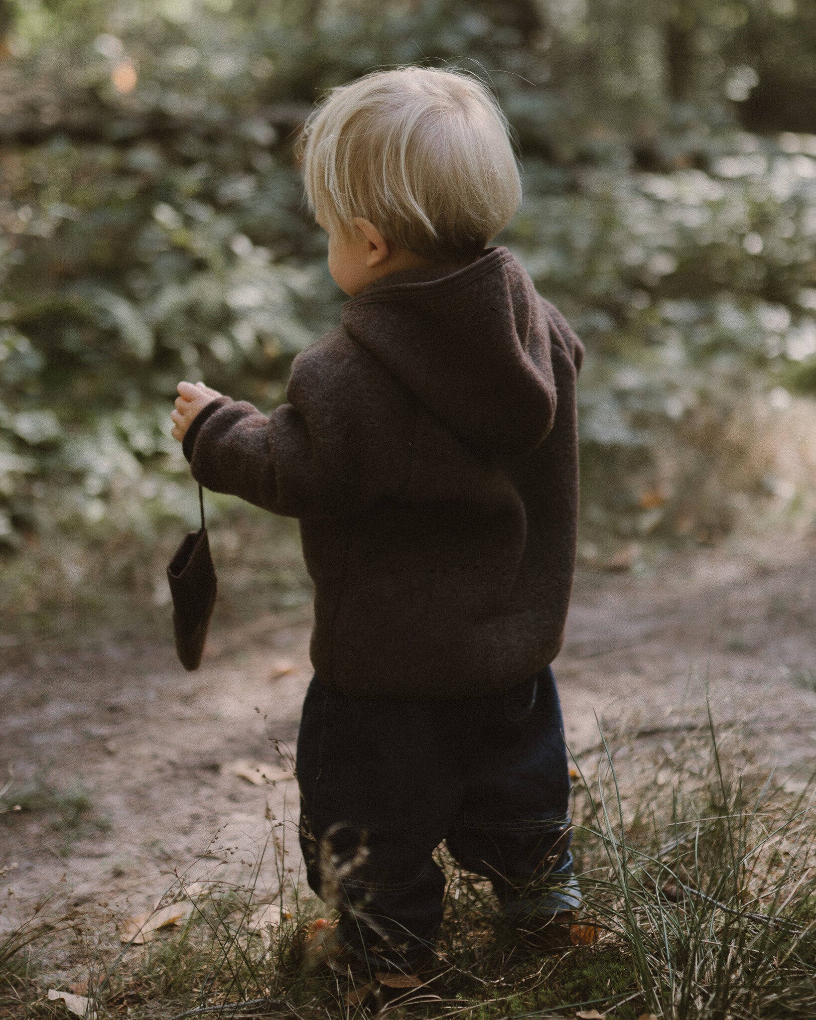 Babyjas van wol-fleece - cocoa Ziloen©-6