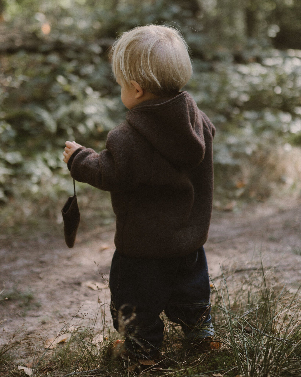 Babyjas van wol-fleece - cocoa Ziloen©-6