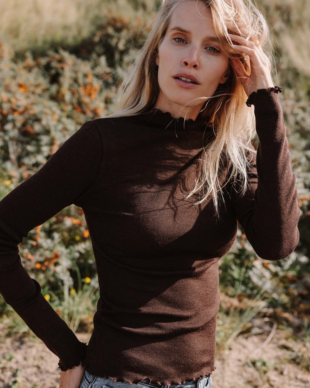 Kate longsleeve met turtle neck - kladdkaka @annamara