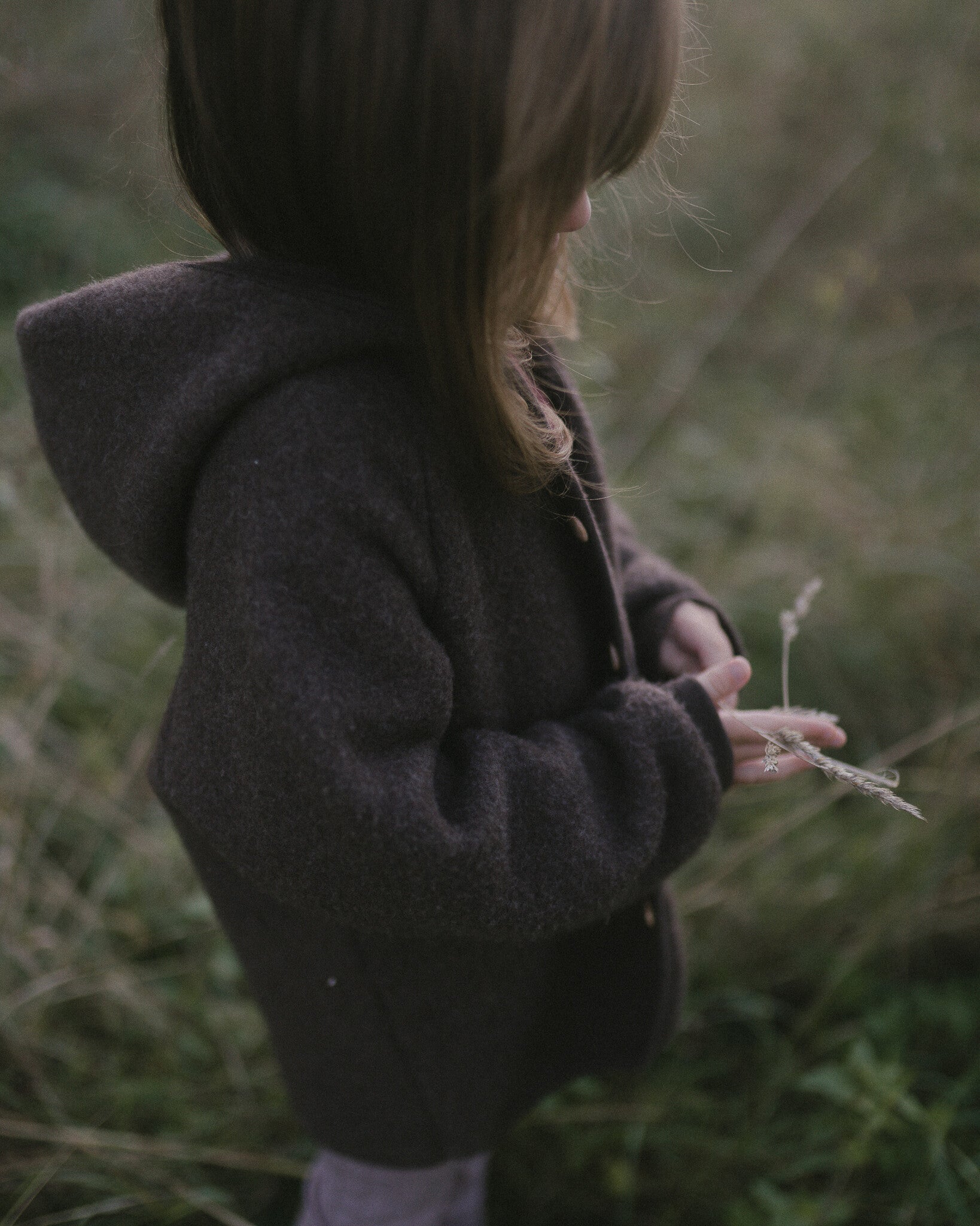 Kinderjas van wol-fleece - cocoa Ziloen©