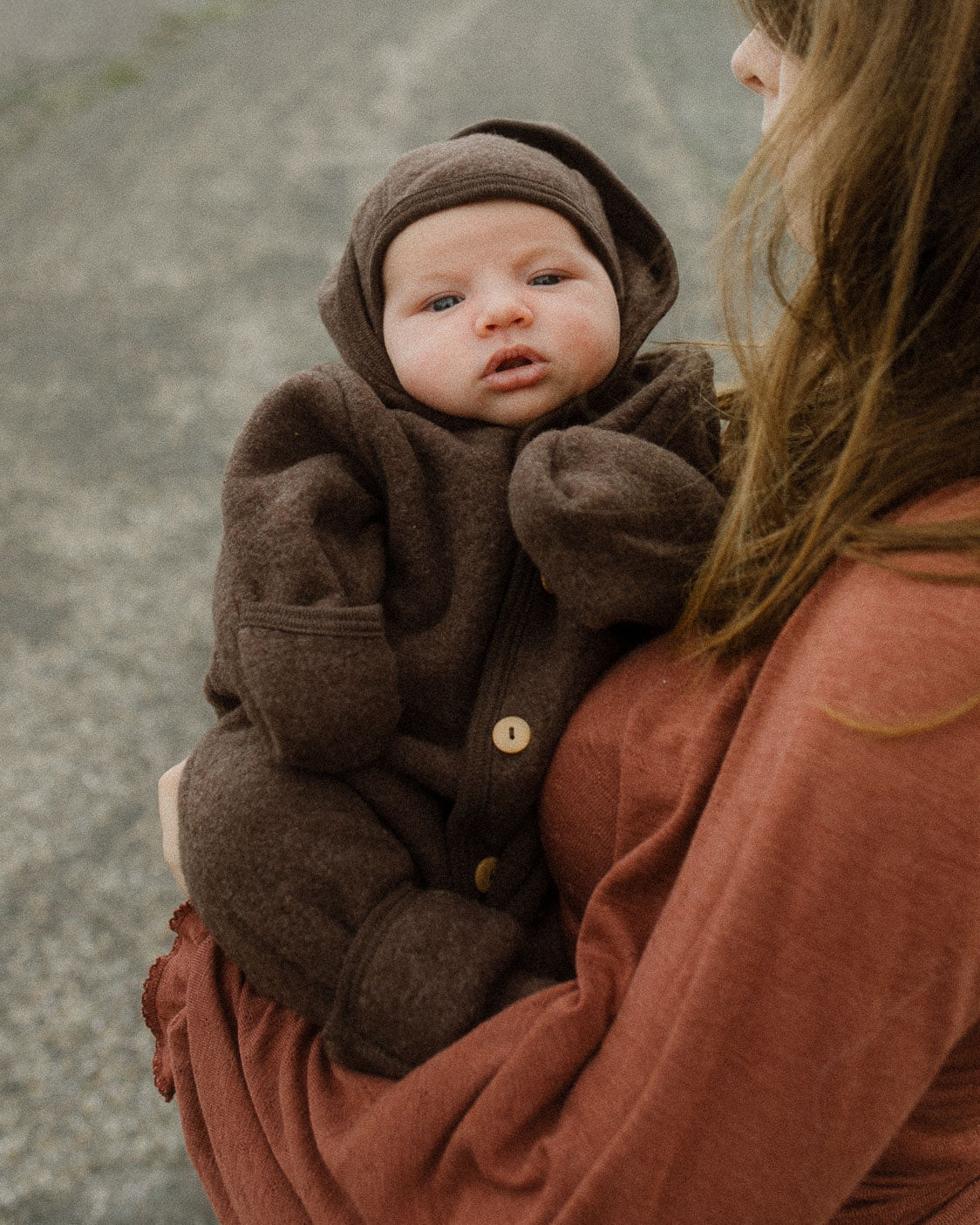 Overall wolfleece - cocoa_-8