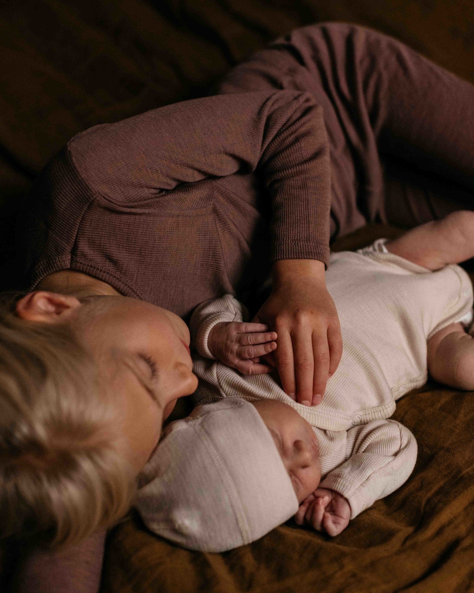 Unaduna baby dopsmutsje wol mazarin wit-3