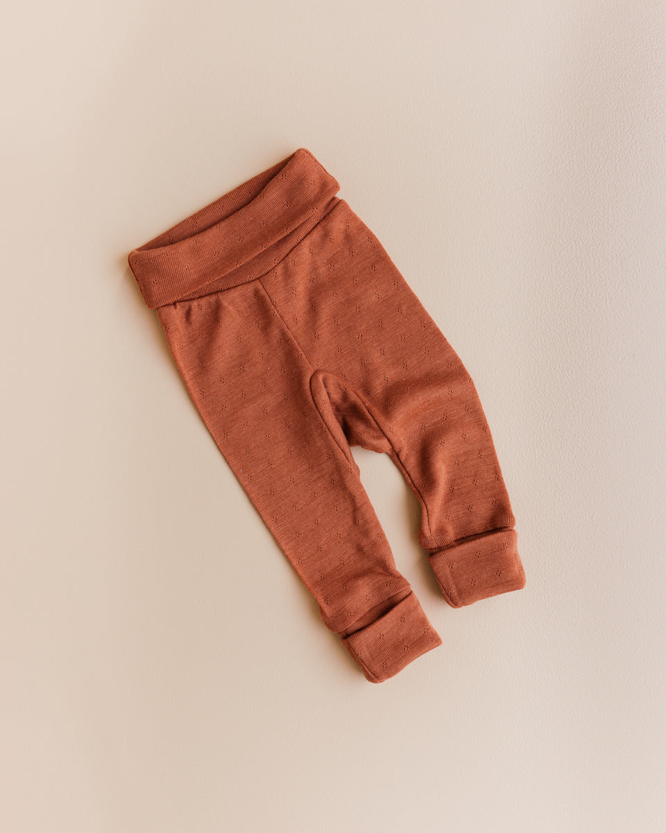 unaduna baby pants wool silk umbre