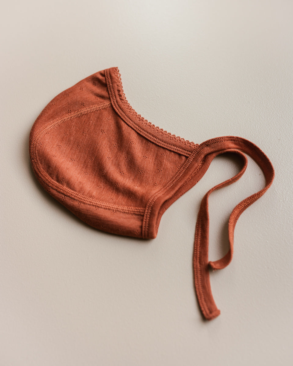 unaduna bonnet pointelle wool silk umbre