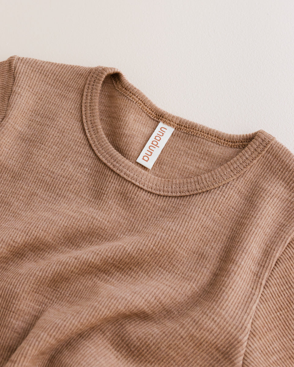 unaduna longsleeve kinderen semla tiny rib wol