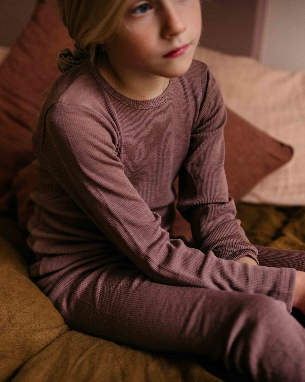 Unaduna longsleeve tiny rib mauve-2