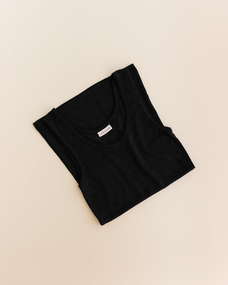 unaduna singlet black grey