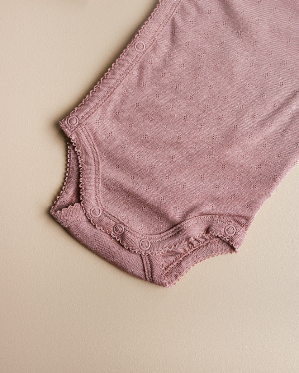 unaduna wrap around body cameo rose wool silk
